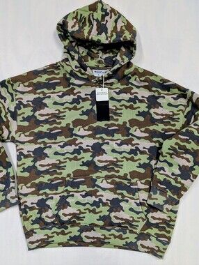 YNS Generic Green & Brown Camo Hooded Sweatshirt